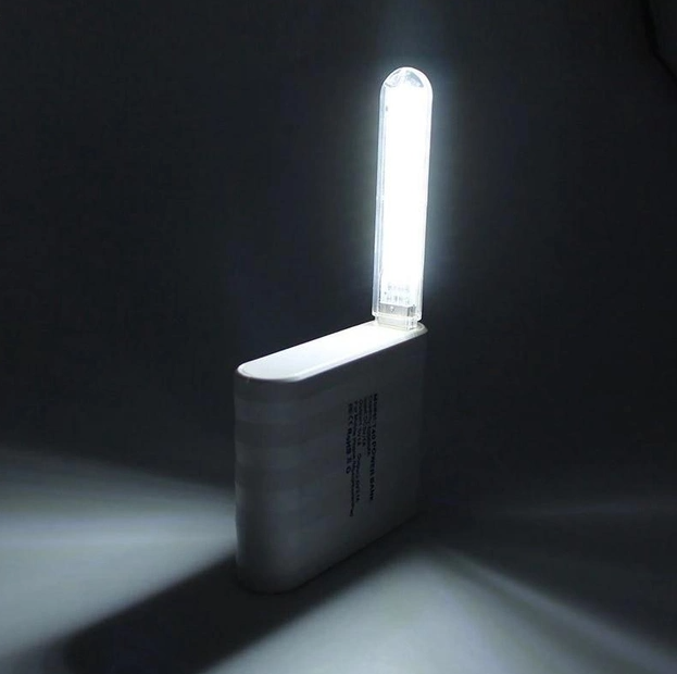 USB-світлодіодний ліхтар (8 світлодіодів, білий), фото 1