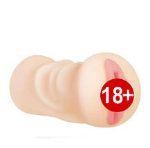 Мастурбатор вагіна A&E SWEET LIPS STROKER FLESH, фото 4