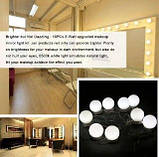 Набір лампочок гримерного дзеркала для макіяжу та зйомок підсвічування Mirror lights-meet different, фото 4