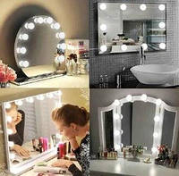Набор лампочек гримерного зеркала для макияжа и съемок подсветка Mirror lights-meet different