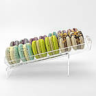 Кондитерська вітрина, підставка для макарунів на 2 комірки, вітрина з акрилу прозора, фото 3