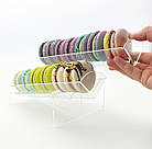 Кондитерська вітрина, підставка для макарунів на 2 комірки, вітрина з акрилу прозора, фото 5