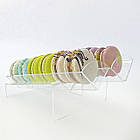 Кондитерська вітрина, підставка для макарунів на 2 комірки, вітрина з акрилу прозора, фото 4