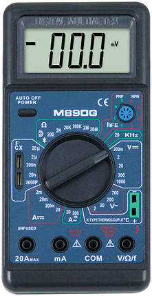 Цифровий мультиметр (тестер), вольтметр TS-VC-890G dr, фото 2