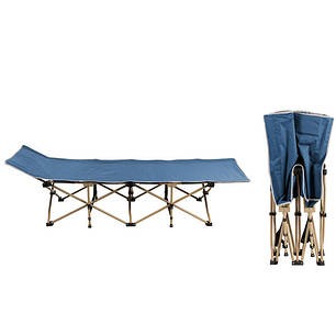 Розкладачка складана синя World Sport HX-8001-1B, фото 1