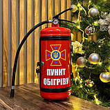 Вогнегасник бар у червоному кольорі, міні-бар на ключі, подарунок пожежнику, оригінальний подарунок до дня ДСНС, фото 9