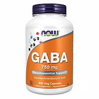 Габа Now GABA 750 mg 200 капс