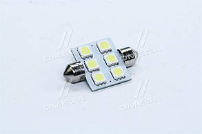 Лампа LED софітна C5W 24V T11x36-S8.5 (6 SMD size5050) TEMPEST (tmp-11T11-24V) 4905973831