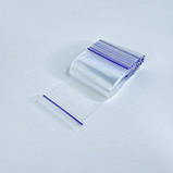 Пакети для пряників та пиркрас, 8*12 см, прозорі (10 шт.), поліетиленові, Zip-Lock, фото 2