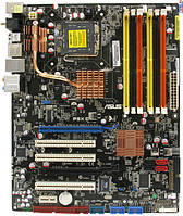 ТОПОВАЯ Плата S775 ASUS P5KC на P35 под ПАМЯТЬ DDR3 / DDR2 ОДНОВР + XEON,QUAD 1600