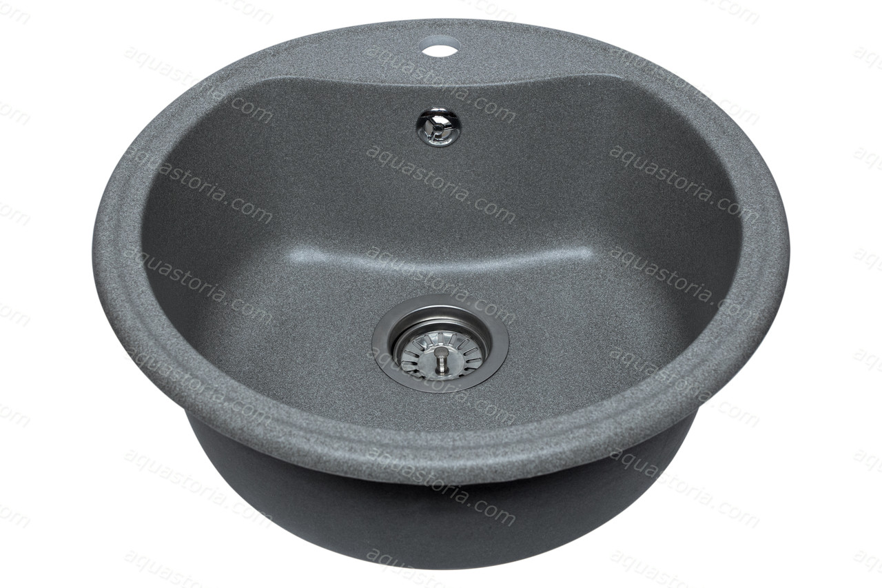 Гранитна мийка Aquaton №8 500 Сіра