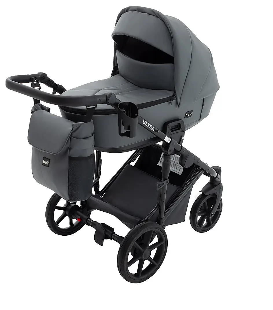 Коляска 2 в 1 Bair Ultra ECO U-47 графіт