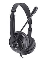 Навушники з мікрофоном Fstyler AUX 2 x 3,5 jack Stereo Headphone, чорний A4Tech FH100 (Stone Black) — Vida-Shop