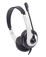 Наушники с микрофоном Fstyler USB Stereo Headphone, A4Tech FH100U (Panda) - Vida-Shop