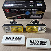 Фари додаткові білі halogen B, H3/12V/55W,190*75 mm (ціна вказана за 2 шт.) DK-W116B