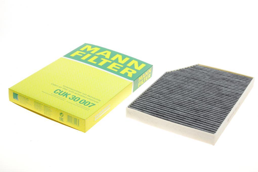 Фільтр салону BMW 3 (G20/G20)/X3 (G01/F97)/X4 (G02/F98) 17-(вугільний) MANN-FILTER CUK 30 007 UA62, фото 1