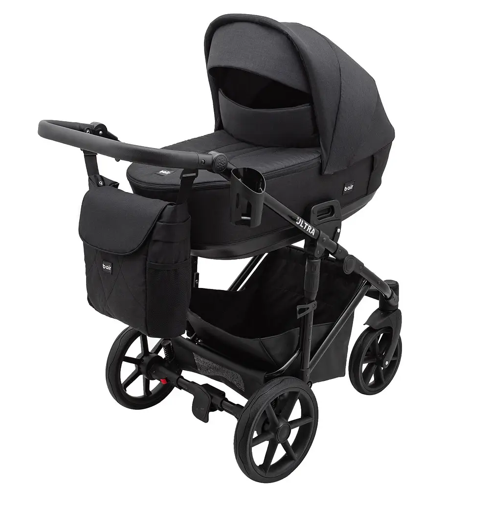 Коляска 2 в 1 Bair Ultra Soft U-452 чорний