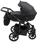 Коляска 2 в 1 Bair Ultra Soft U-452 чорний, фото 4