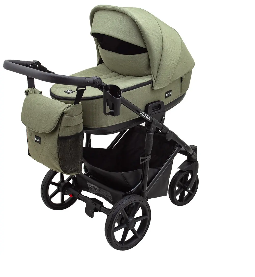 Коляска 2 в 1 Bair Ultra Soft U-816 оливковий