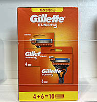 Сменные кассеты Gillette Fusion5 бокс 10 шт.