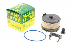 Фільтр паливний MB C-class (W205)/E-class (S213) 1.5D-2.0DH OM654/608 16-  MANN-FILTER PU 11 002 Z KIT UA61