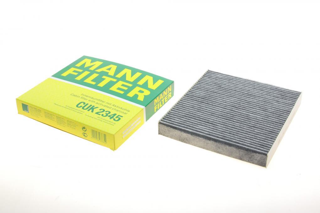 Фільтр салону Nissan Almera/Primera/Tino 00-/Lexus GS/IS/RC 12- (вугільний) MANN-FILTER CUK 2345 UA62, фото 1