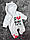 Ясельний Комбінезон ромпер для хлопчика и дівчинки, боді та плєд  із теплої махри, від 56 см до 92см(все продається окремо), фото 7