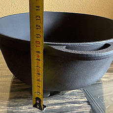 Каструля чавунна з кришкою-сковорідкою (d=230 мм, h=100 мм, V=3 л), фото 6