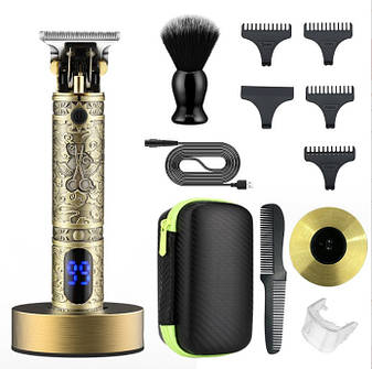 Тример для домашнього використання з підставкою та кейсом Hots Light Bronze (LM-911), фото 2