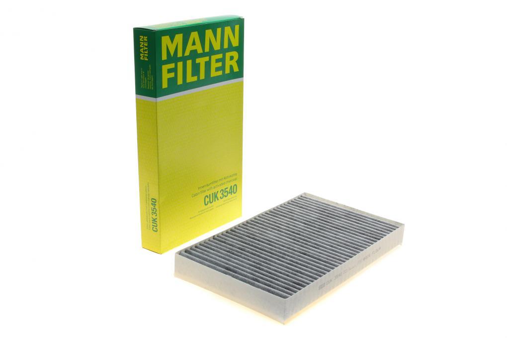 Фільтр салону MB Vito (W639) 03- (вугільний) MANN-FILTER CUK 3540 UA62