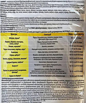 Контактно-системний фунгіцид Тиофен 10 г, Adiant+, фото 3