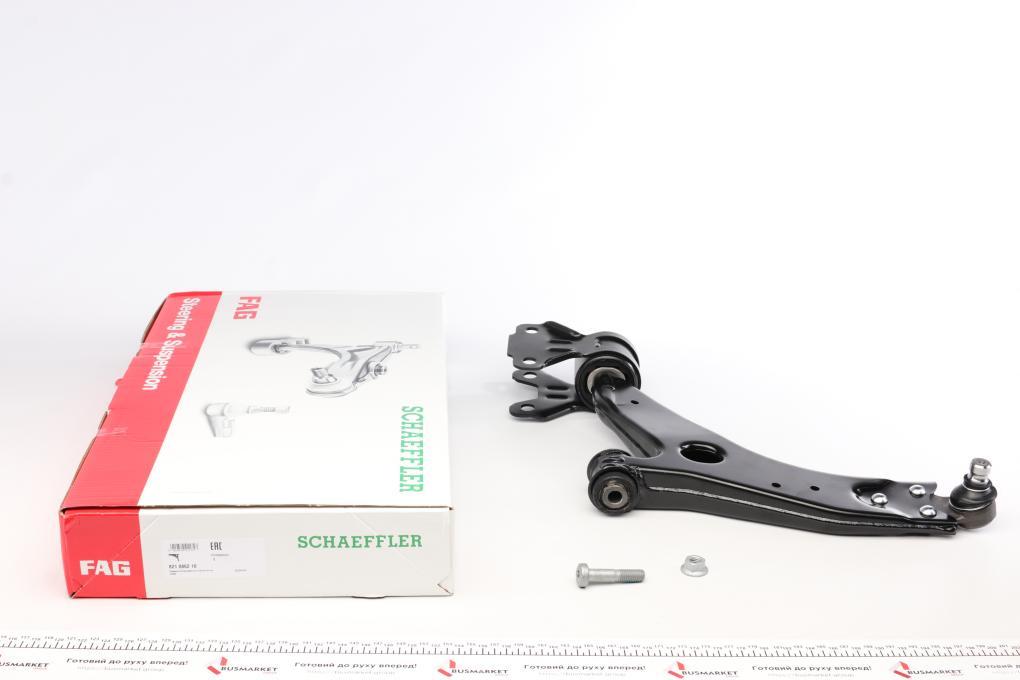 Важіль підвіски (передній) (L) Ford Focus III/C-Max II 10- (з кульовою) (d=21mm) FAG 821 0862 10 UA61, фото 1