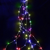 Гирлянда "Конский хвост" от сети, 3м, 510LED, Разноцветный свет / Гирлянда на елку / Новогодняя гирлянда