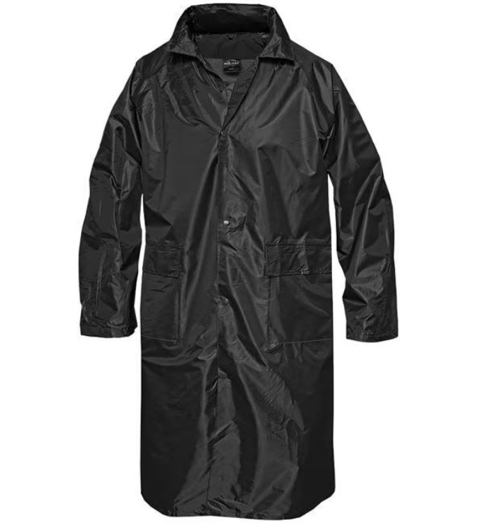 Куртка дощовик Mil-Tec Wet Weather Coat Black (XL)