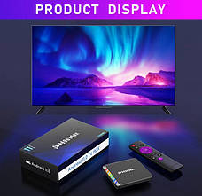 Приставка Smart TV Box Android TV H96 MAX S905W2 Quad Core Cortex A35 Support 4K Video Dual Wifi 4Gb/64Gb, фото 3