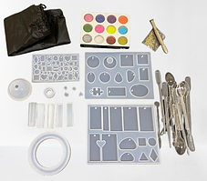 Набір форм молдів для створення біжутерії з епоксидної смоли 72 предмети