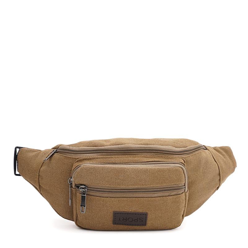 Чоловіча сумка на пояс Monsen C1HSSA0549br-brown