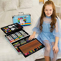 Профессиональный набор для рисования, наборы для рисования для детей в чемоданчике 145 ед, SLK