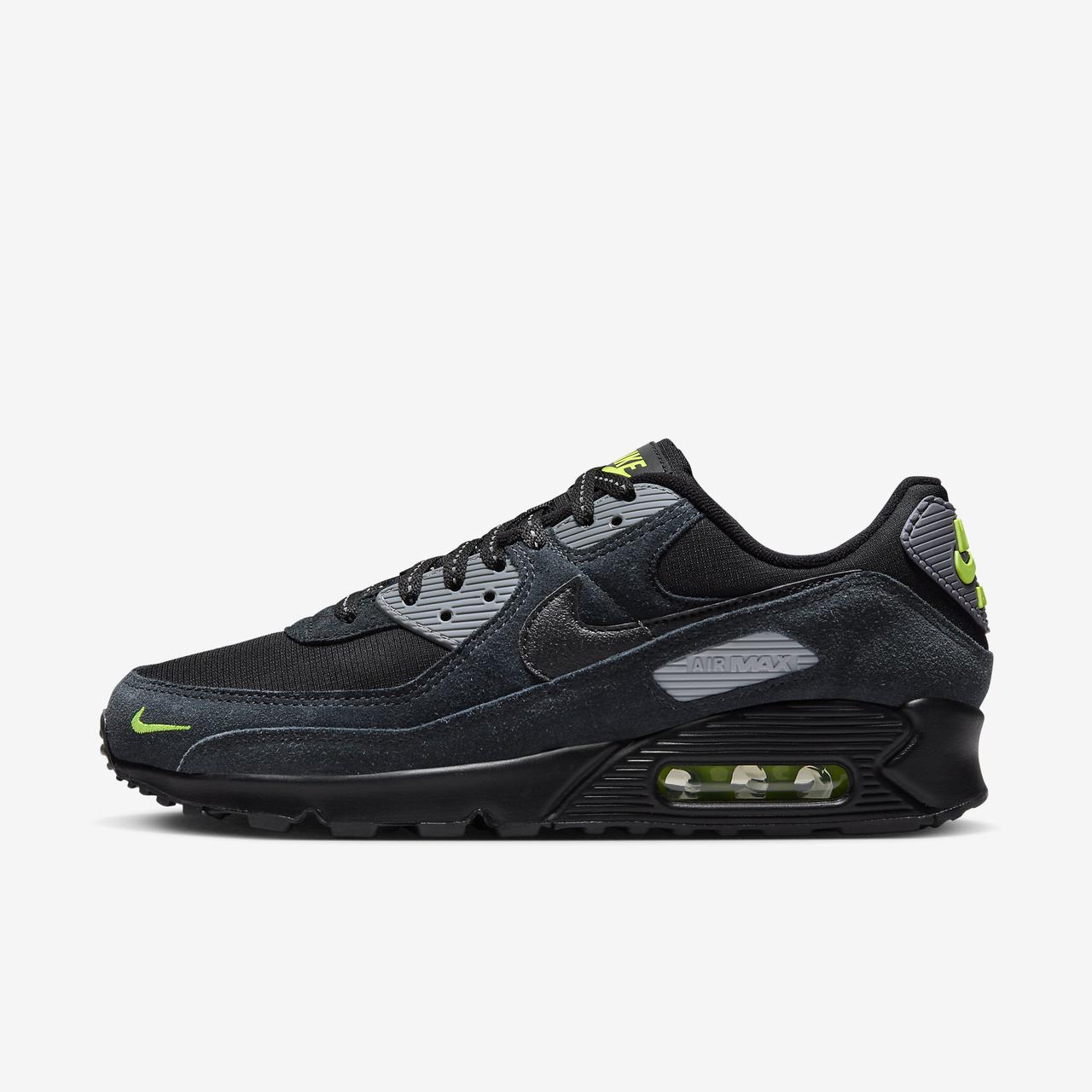 Nike air max 90 black cheap university red