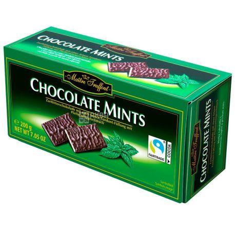 Шоколад Maitre Fruffout Chocolate Mints м"ята 200г