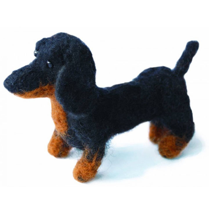 Набір для валяння іграшки "Такса" В-05, Чаривна Міть, фото 1