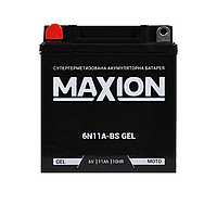 Аккумулятор MAXION MOTO GEL 6V, 11A 6N 11A-BS 6V, 11A