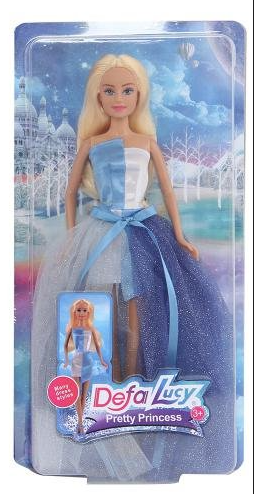 Лялька Defa у блакитній сукні-трансформер (8456)