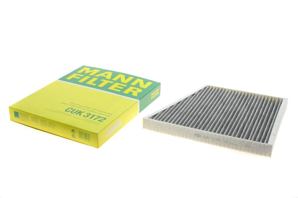 Фільтр салону MB E-class (W211) 02-08 (вугільний) MANN-FILTER CUK 3172 UA62