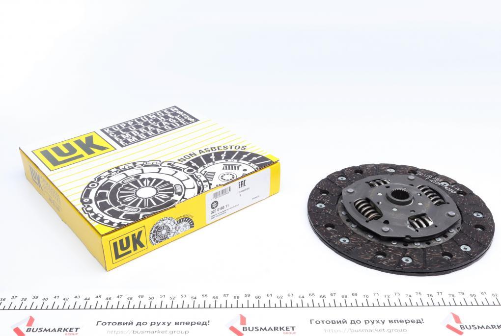 Диск зчеплення VW Caddy II 1.9SDI/D/1.7SDI (9K9A), 11/95 - 01/04, 42/47kw LuK 320 0193 11 UA62