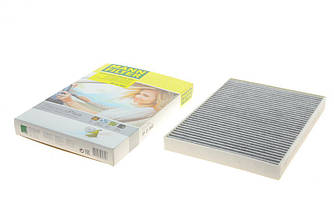 Фільтр салону Audi A4/ A5/ Q5/ Q7 2.0-3.0 TDI 15- (вугільний/антибактеріальний) MANN-FILTER FP 31 003 UA62