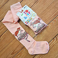 Колготи для дівчинки «Балерина», зріст 104-110, колір персиковий