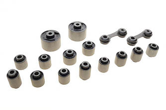 Комплект сайлентблоків задньої підвіски Opel Vectra C 05- (14шт) (+ 2 тяги стабілізатора) BGKIT-16 UA62