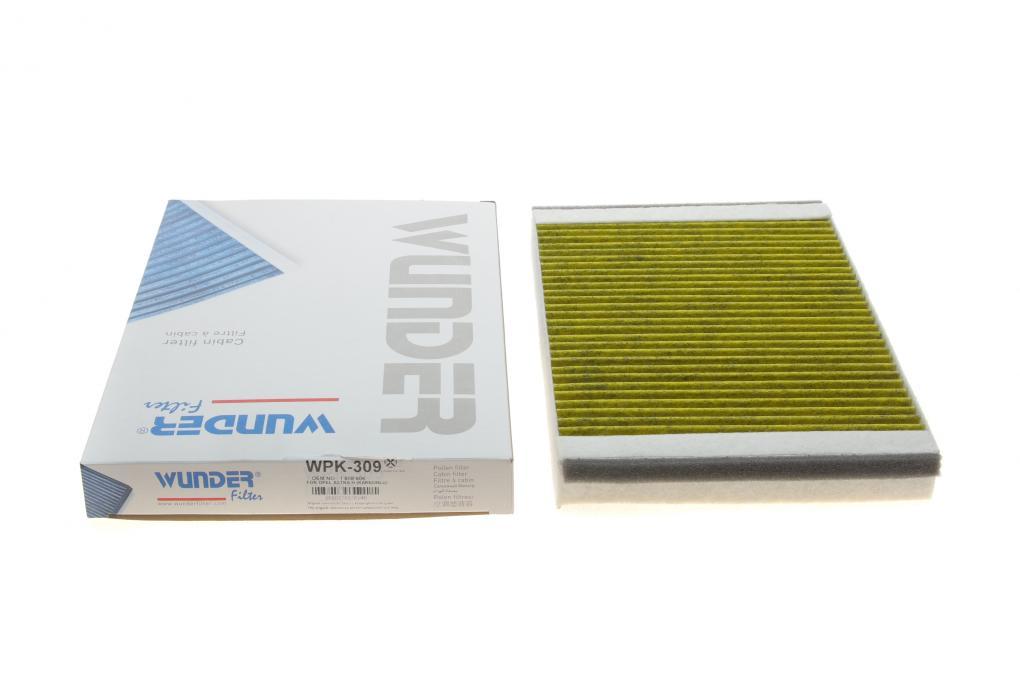 Фільтр салону Opel Astra F/G/H 96- (вугільний) WUNDER FILTER WPK 309 UA62