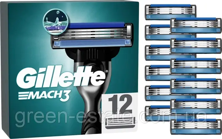 Касети для гоління Gilette Mach 3 леза